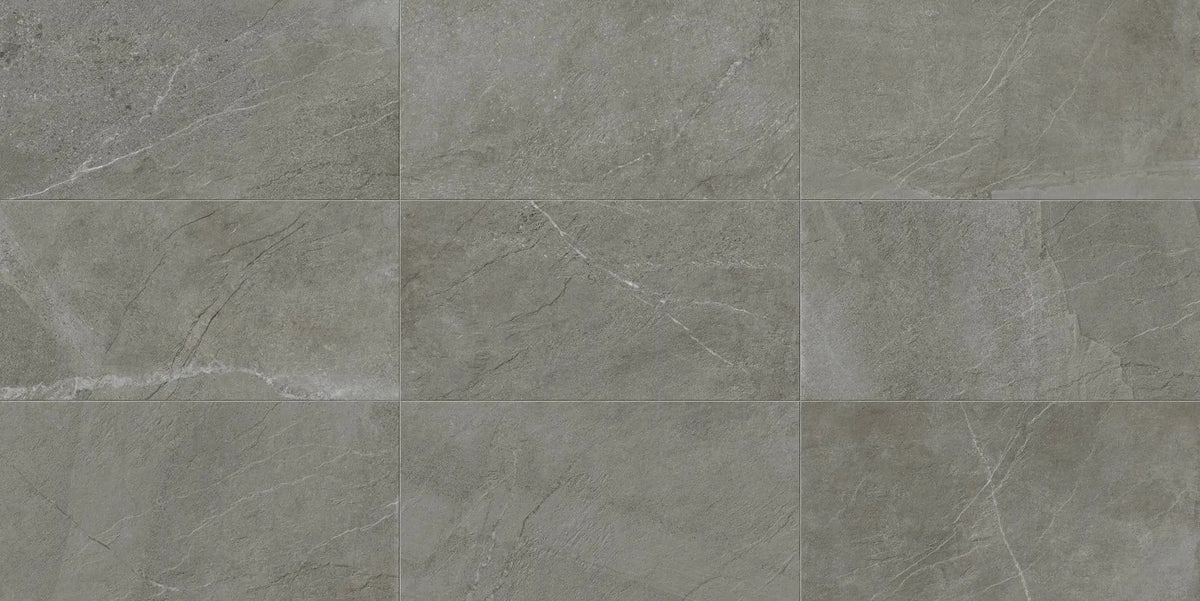 Journey Contemporary Dark Stone Look Porcelain Tiles 12x24