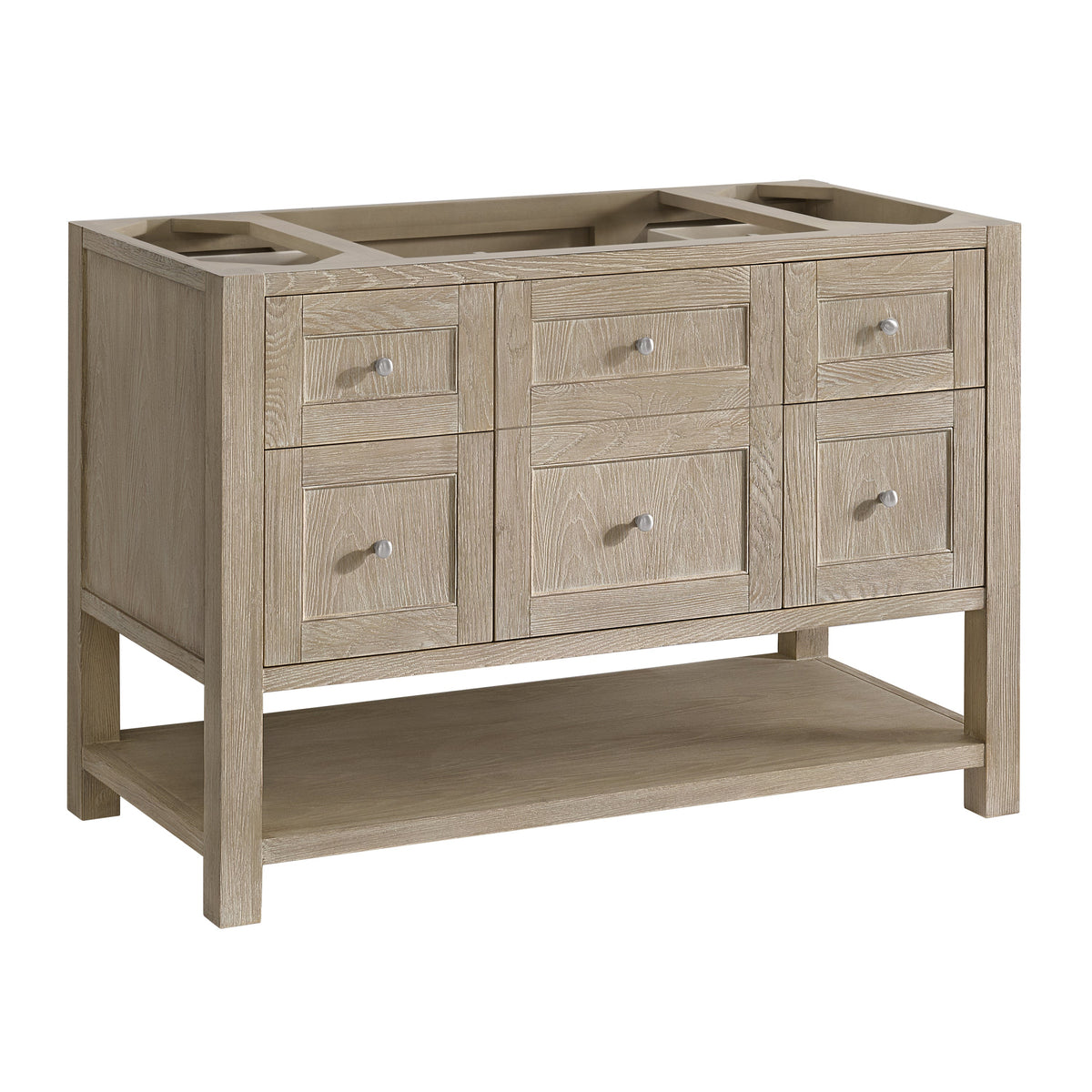 James Martin Breckenridge 48" Single Bathroom Vanity, Whitewashed Oak