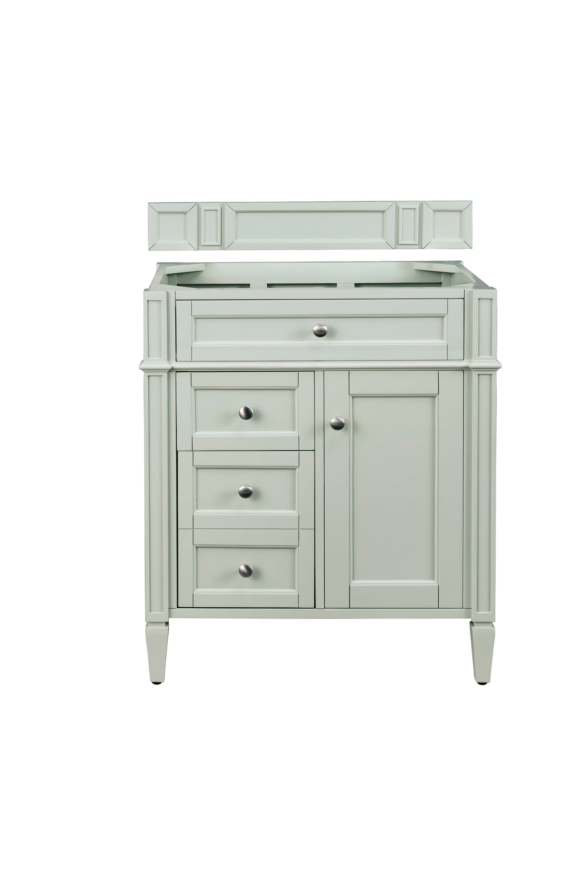 James Martin Brittany 30" Single Bathroom Vanity, Sage Green