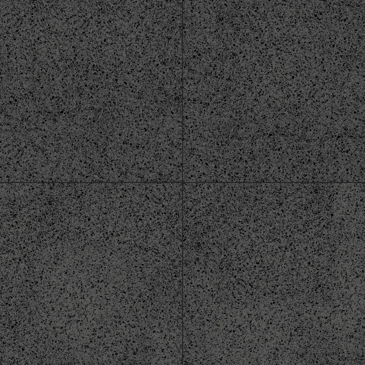 Elite Color Black Anti-Slip Terrazzo Look Porcelain Tiles 24x24