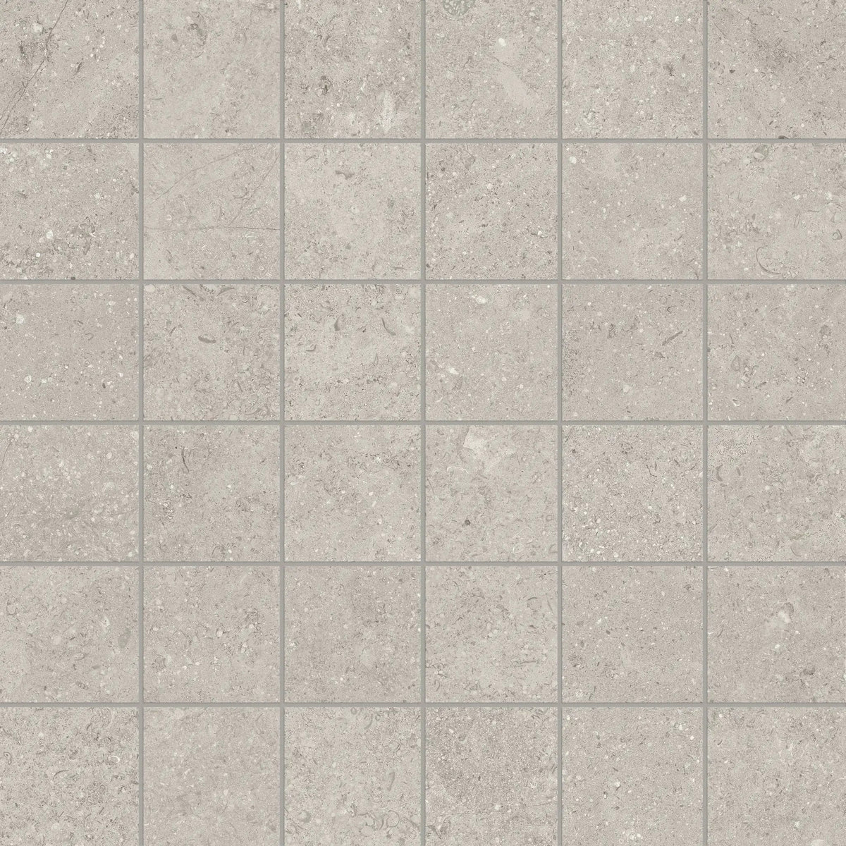 Mood Ash Mosaic A Limestone Look Porcelain Mosaics 12x12
