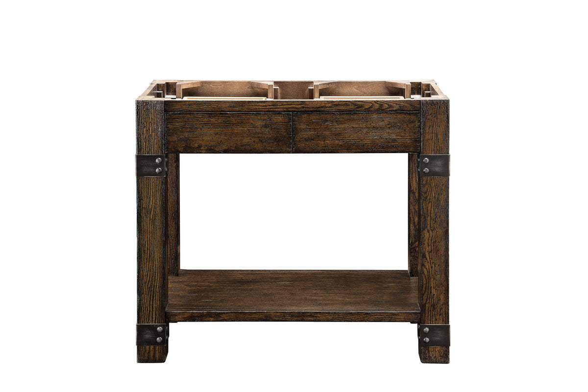 James Martin Brooklyn 39.5" Console Base, Rustic Ash
