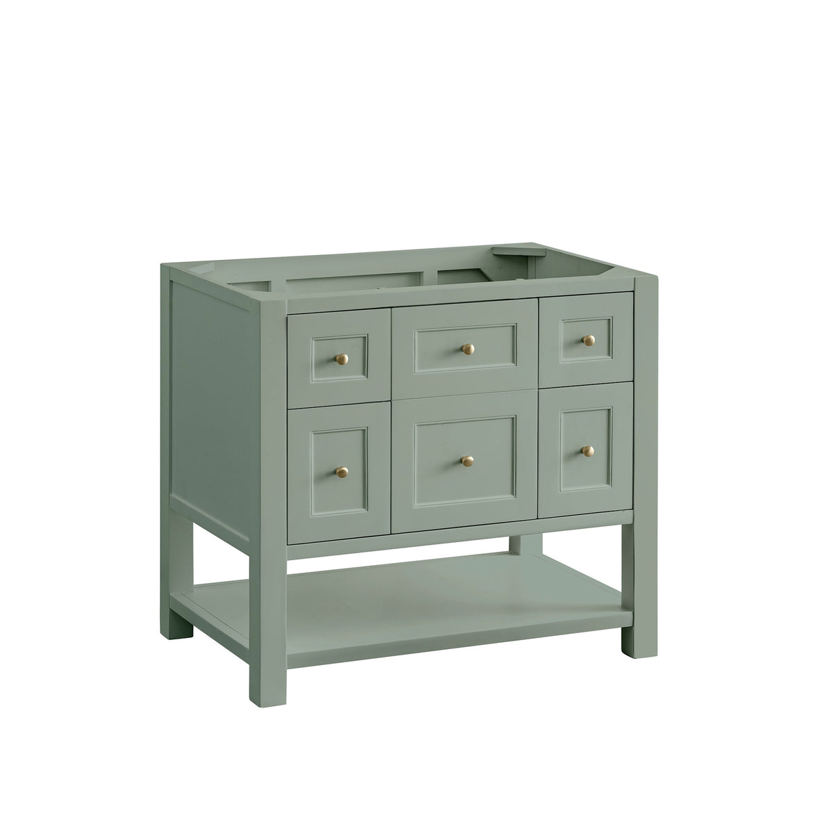 James Martin Breckenridge 36" Single Bathroom Vanity, Smokey Celadon