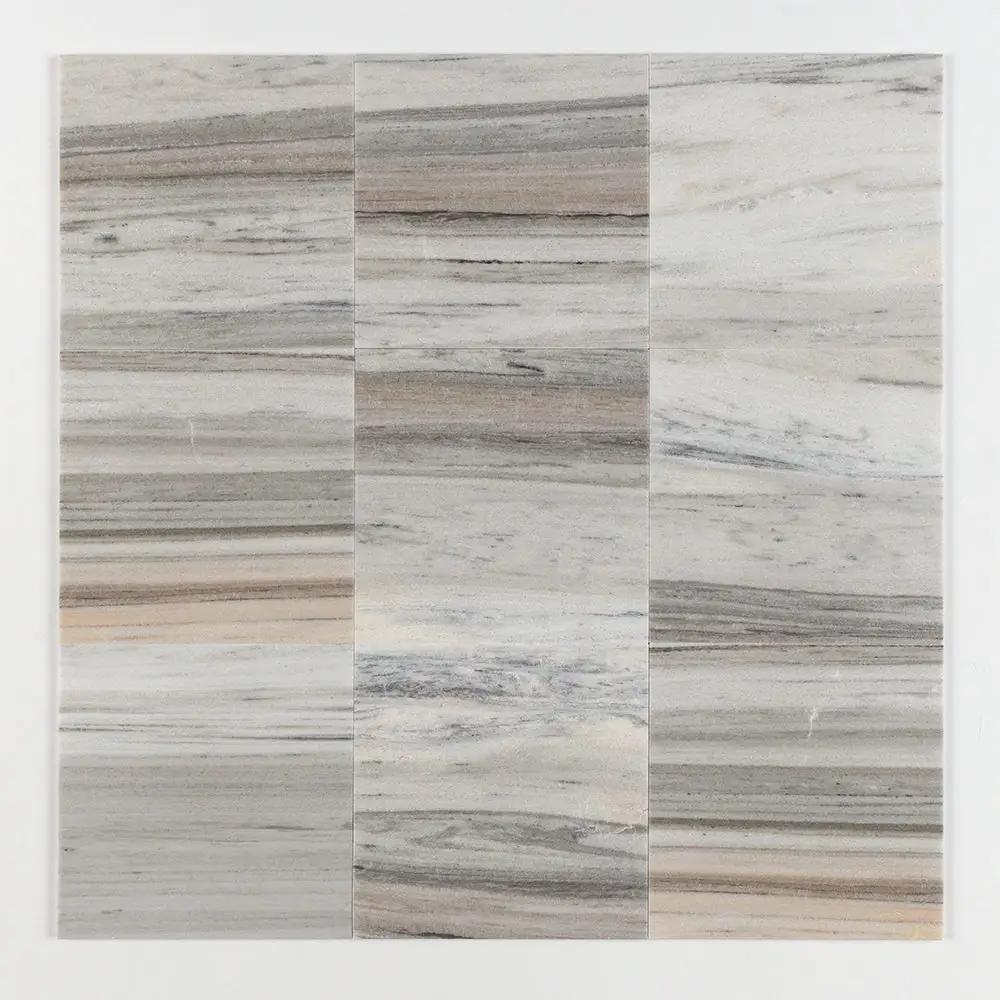 Silver Sky Polished Marble Tiles 12x12