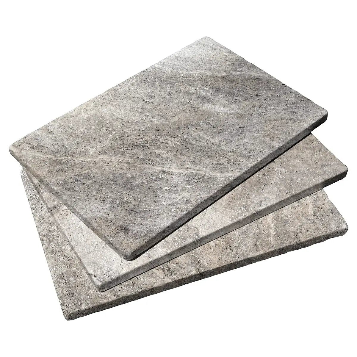 Silver Tumbled French Marble Patterns
