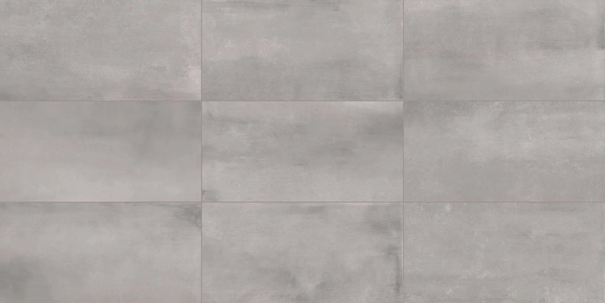 Chicago Silver Mosaic A Concrete Look Porcelain Mosaics 12x12