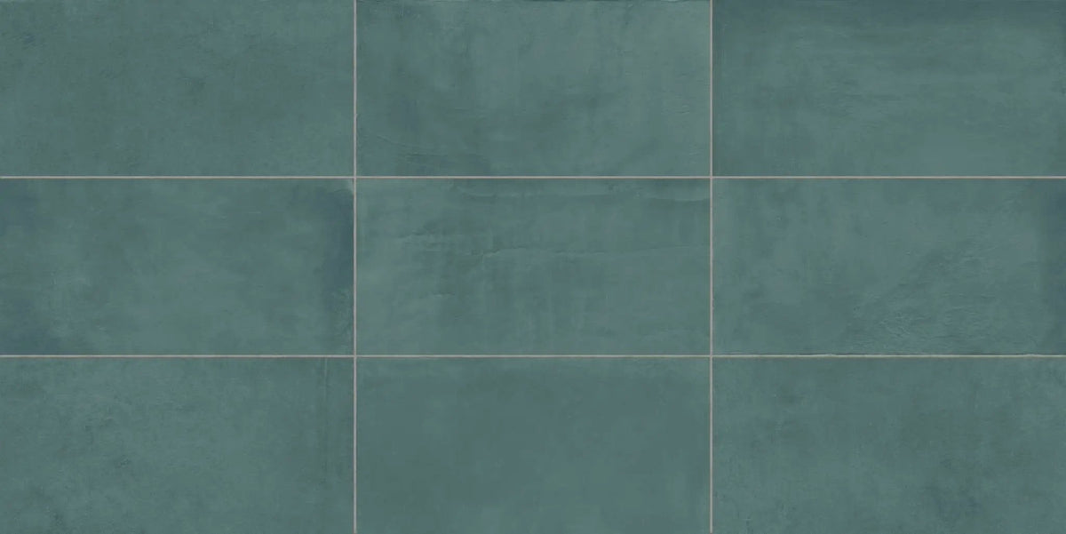 Vision Color Forest Green Anti-Slip Resin Look Porcelain Tiles 12x24