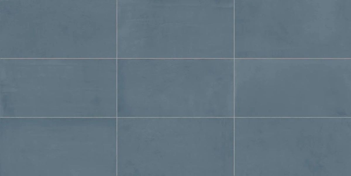 Vision Color River Blue Anti-Slip Resin Look Porcelain Tiles 12x24