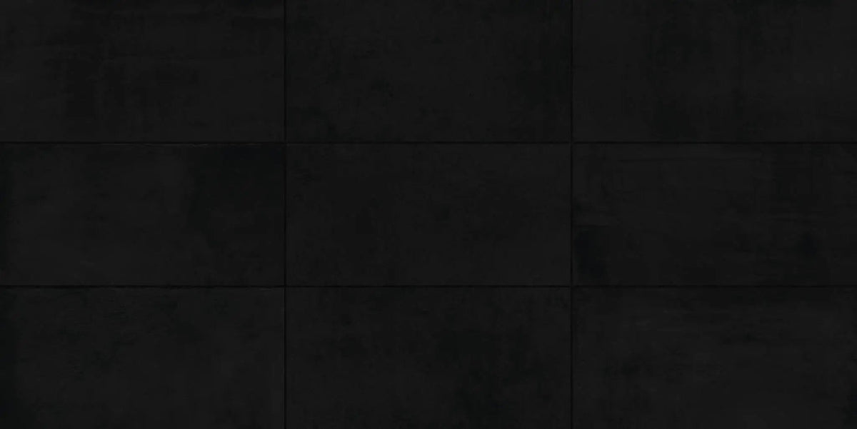 Vision Color Star Black Anti-Slip Resin Look Porcelain Tiles 3x12