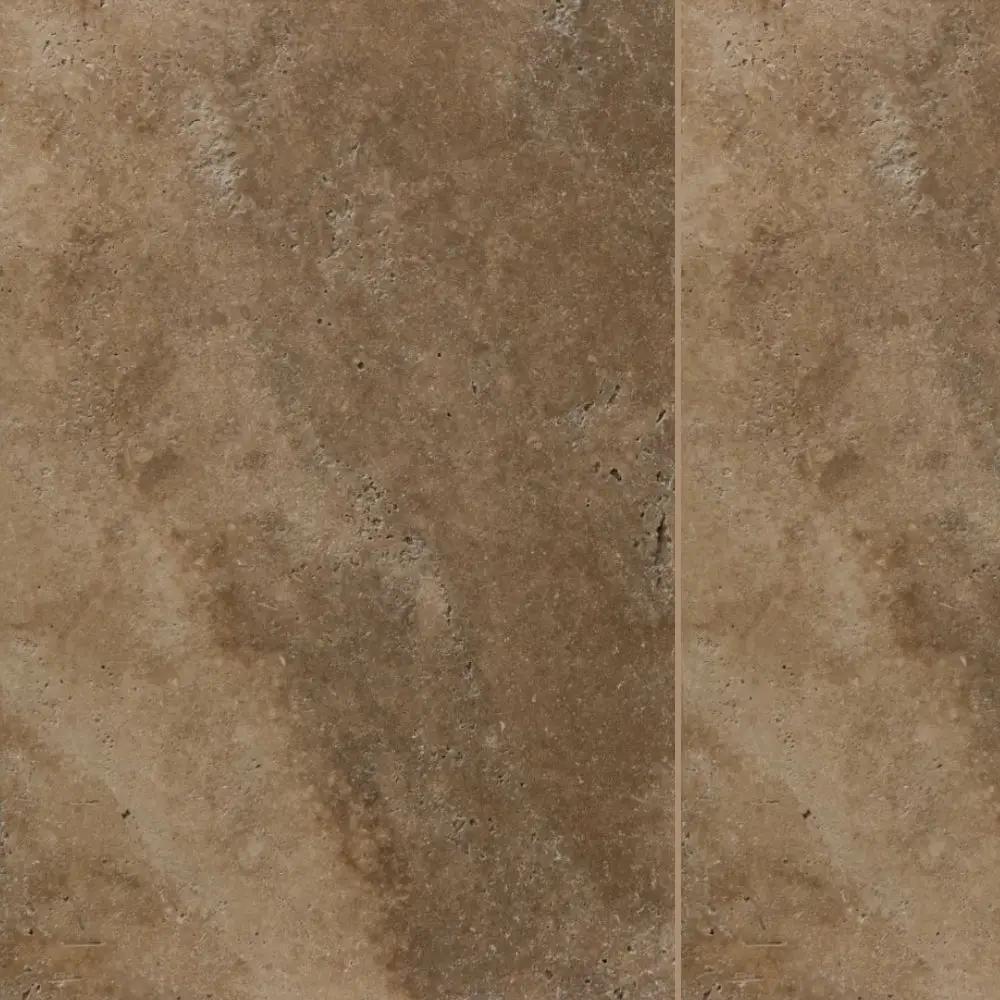 Walnut Honed Unfilled Bullnose Travertine Pool Coping 12x24 3cm