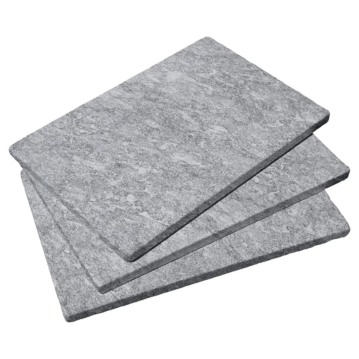 Wavy Grey Fine Picked Modern Edge Marble Pool Coping 12x24 3cm