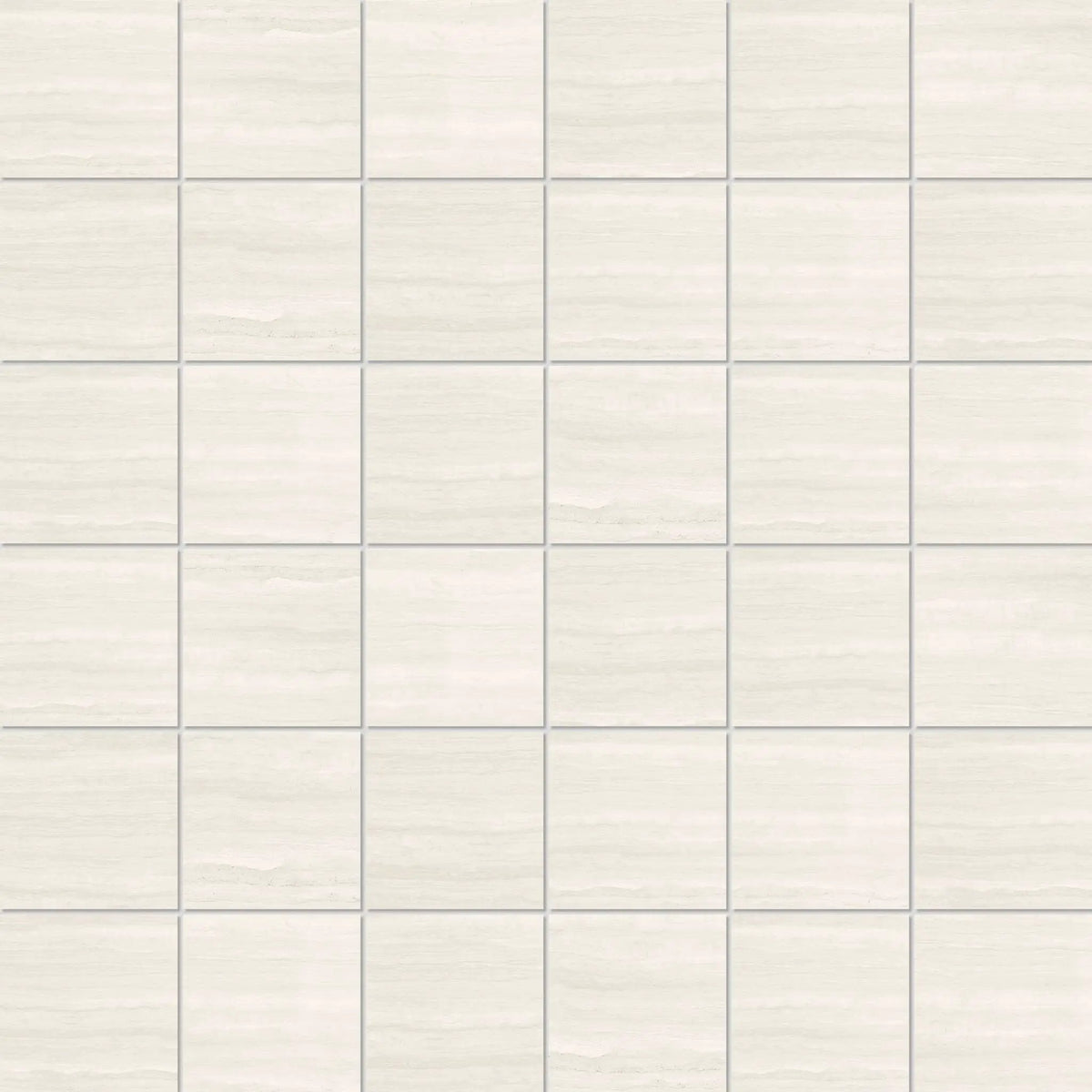 Washington White Mosaic A Travertine Look Porcelain Mosaics 12x12