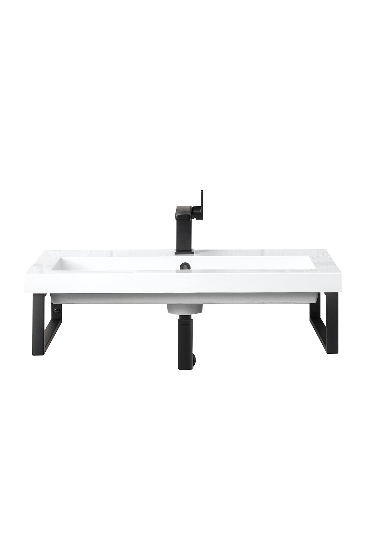 James Martin Boston 15.25" Floating Wall Bracket, Matte Black
